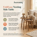 Averomiq™ FoldEase Nesting Side Table