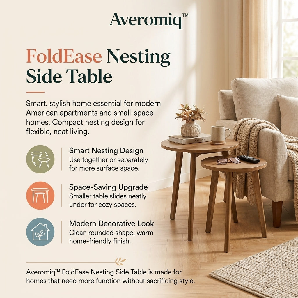 Averomiq™ FoldEase Nesting Side Table
