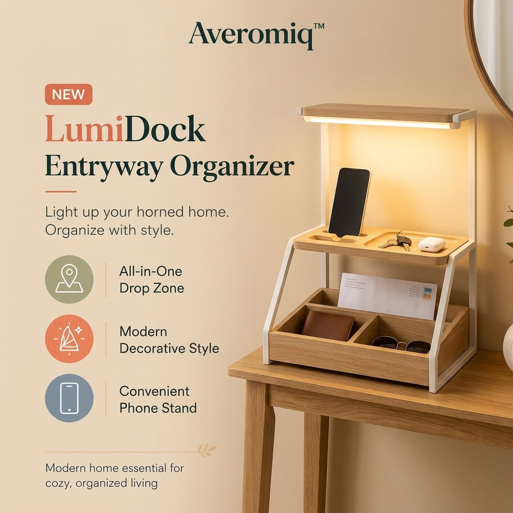 Averomiq™ LumiDock Entryway Organizer