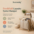 Averomiq™ FreshFold Laundry Sorter Hamper